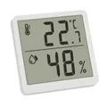 Produktbild: TFA Dostmann Digitales Thermo-Hygrometer Innen, 30.5059.02, Thermometer und Luftfeuchtigkeit, Raumthermometer, für Raumklimakontrolle, Magentisch-zum Stellen, Luftfeuchtigkeitsmessgerät, weiß