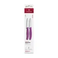 Produktbild: Victorinox Swiss Classic Gemüsemesser-Set 2 Stück. 8 cm gerade Violett Box