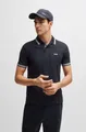 Produktbild: BOSS GREEN Poloshirt Paddy atmungsaktive Piqué-Webstruktur, Flachstrickkragen, gerader Schnitt