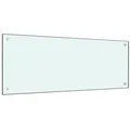 Produktbild: vidaXL Küchenrückwand Weiß 100x40 cm Hartglas