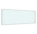 Produktbild: vidaXL Küchenrückwand Küchenrückwand Weiß 100 x 40 cm Hartglas Nieschenverkleidung Spritzsch