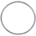 Produktbild: Hoopomania Hula-Hoop-Reifen Hologramm Hula Hoop Reifen, Silber Ø90cm silberfarben Ø 90 cm
