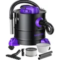 Produktbild: Aschesauger Kamin Staubsauger 1200W 20L Aluminium Behälter HEPA Filter Purple