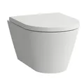 Produktbild: LAUFEN Kartell Wand-WC COMPACT, Tiefspüler, spülrandlos, 490x370x285mm,