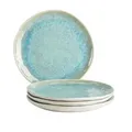 Produktbild: Mäser Desserttellerset Frozen, Grün, Keramik, 4-teilig, rund, Essen & Trinken, Geschirr, Geschirr-Sets, Teller-Sets