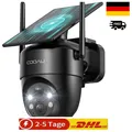 Produktbild: COOAU Solar Außenkamera 2K Farbnachtsicht WLAN 360