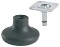 Produktbild: Möbelgleiter mit Platte Ø 50 mm Tragkr. 20 kg
