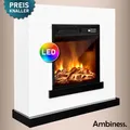 Produktbild: Ambiness Elektrokamine | 900W - 2000W | LED Flammeneffekt mit Farbwechsel +Timer