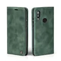 Produktbild: LBH Handyhülle für Huawei P20 Lite in Grün mit Karten- und Geldfach Smartphone Hülle mit Standfunktion Flip Case Schutzhülle Magnetverschluss Vintage