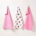 Produktbild: Geschirrtuch Set 3 tlg Cupcakes - Homescapes