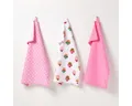 Produktbild: Homescapes Geschirrtuch Geschirrtuch Set 3 tlg Cupcakes