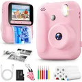 Produktbild: Sofortbildkamera für Kinder,1080P Kinderkamera mit 5 Rollen Druckpapier,32GB-...