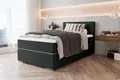 Produktbild: 99rooms Boxspringbett Phönix Mini (Schlafzimmerbett, Bett), mit Taschenfederkernmatratze und Topper, in Webstoff MALMO_NEW