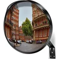 Produktbild: Angooni 30 cm Runder Konvexspiegel mit 130° Sichtwinkel - Ideal für Einfahrten