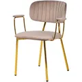 Produktbild: Kayoom Stuhl-Set, Taupe, Gold, Metall, Kunststoff, 63x80x51 cm, Esszimmer, Stühle, Esszimmerstühle, Esszimmerstühle-Set