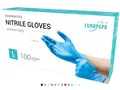 Produktbild: EUROPAPA® 100x Nitrilhandschuhe Box Einweghandschuhe, Einmalhandschuhe, Untersuchungshandschuhe, Nitril Handschuhe, puderfrei, ohne Latex, unsteril, latexfrei, disposible gloves (L, Blau)