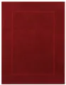 Produktbild: Duschvorleger Frottee 50x70cm Badvorleger Badmatte Badteppich PREMIUM dunkelrot