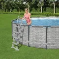 Produktbild: Bestway Flowclear 4-stufige Sicherheitsleiter 122 cm