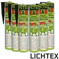 Produktbild: 6x PETEC 310ml Karosserie Klebe- & Dichtmasse Schwarz Karosseriekleber Elastisch