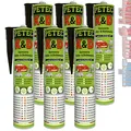 Produktbild: Petec Karosseriekleber Klebe- und Dichtmasse 6x 310ml K&D schwarz Kartusche