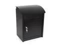 Produktbild: PEREL Paketbox, Stand Paket-Briefkasten mit Paketfach Paketkasten für Zuhause Schwarz