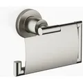 Produktbild: Dornbracht TARA Papierrollenhalter mit Deckel, 83510892-06, Farbe: Platin Matt