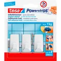 Produktbild: tesa Eckig Small Klebehaken für max. 1,0 kg, 1,4 x 3,4 cm, 3 St.