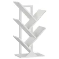 Produktbild: Bücherregal Standregal in Baumform bodenstehendes Bücherregal mit 4 Ebenen Bü...