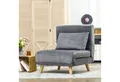 Produktbild: HOMCOM Schlafsofa Schlafsessel, Klappsessel 1 Teile, für Wohnzimmer, Grau