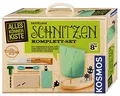 Produktbild: Kosmos AllesKönnerKiste 604257 - Schnitzen Komplett-Set Bastelbox Schnitzmesser