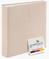 Produktbild: goldbuch 31605 Fotoalbum Summertime Trend 2, Fotobuch mit 100 weißen Seiten mit Pergamin Trennblätter, Foto Album mit Leinen Einband, bis zu 600 Bilder, Hochwertiges Papier, Beige, 30 x 31 cm