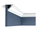 Produktbild: Orac Decor Eckprofil CX110 Zierleiste Profile Stuck Decken-Leisten Eckleiste 2 m (Profilleiste, 1-St., Stuckleiste, Eckleiste, Deckenleiste, Zierleiste, 2 m), Profilleiste weiß 4.1 cm x 200 cm x 4.5 cm