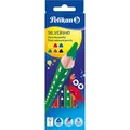 Produktbild: Pelikan Buntstifte triangular Silverino (6 x) (700610)
