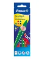 Produktbild: Pelikan Buntstifte SILVERINO, dreieckig, dick, 6 Farben