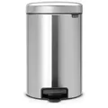 Produktbild: Brabantia Abfalleimer NEW Icon, Silber, Kunststoff, 12 L, 25.1x41.1x33.8 cm, Küchen, Küchenausstattung, Mülleimer