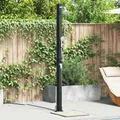 Produktbild: Outdoordusche mit Solar Schwarz 217 cm PVC und Aluminium