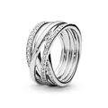 Produktbild: PANDORA Damen-Ring 925 Silber Zirkonia weiß Gr. 52 (16.6) - 190919CZ-52