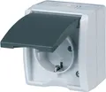 Produktbild: REV 0510211777 AquaForm Steckdose-Feuchtraumsteckdose IP44 Einpolig Aufputz