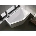 Produktbild: RIHO Geta Badewanne, asymmetrisch, Version rechts, Plug&Play-Variante, 1-Sitzer, weiß, B029008005, Ausführung: 160x90x52cm, Nutzinhalt: 220 Liter