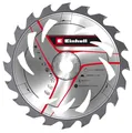 Produktbild: Original Einhell Kreissägeblatt 150x16 (Sägen-Zubehör, Ø 150 mm, Aufnahme 16 mm, 20 geschränkte Zähne, Schnittbreite 1,6 mm, hartmetallbestückt, für Akku-Handkreissägen)