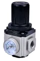 Produktbild: Riegler Druckluft Druckregler GA-mini, inkl. Manometer,  G1/8, 0,5 - 9 bar