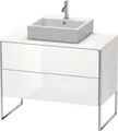 Produktbild: Duravit XSquare Konsolenwaschtischunterbau bodenstehend, 2 Auszüge, 1000x778x548mm, XS492102222