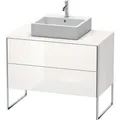 Produktbild: Duravit XSquare Waschtisch-Unterschrank XS492102222 100x53,8x54,8cm, 2 Auszüge, weiß hochglanz