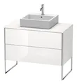 Produktbild: Duravit Xsquare Waschtischunterbau für Konsole 2 Auszüge 1000 x 548 x 778 mm Weiß Hochglanz Dekor - XS492102222