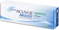 Produktbild: ACUVUE MOIST 1-DAY Multifocal Tageskontaktlinsen spenden Feuchtigkeit – Tageskontaktlinsen mit -3 dpt und BC 8.4 – UV Schutz & Komfortables Tragegefühl – 30 Linsen