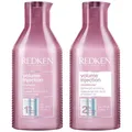 Produktbild: Redken Volume Injection Shampoo 300ml + Conditioner 300ml Duo für dünnes Haar