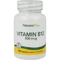 Produktbild: Natures Plus Vitamin B12 500 mcg-90 Tabletten