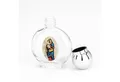 Produktbild: NKlaus Dekofigur 15ml Sakrale Weihwasserflasche aus Glas motiv Madonna Krone 7x4,5x2 cm, Made in Germany
