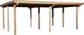 Produktbild: weka Doppelcarport 618 Gr.1, BxT: 603x512 cm, 215 cm Einfahrtshöhe