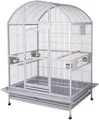 Produktbild: Montana Cages Vogelkäfig Papageienkäfig Grande Castell, XL Voliere, Platinum, 147 x 122 x 192 cm